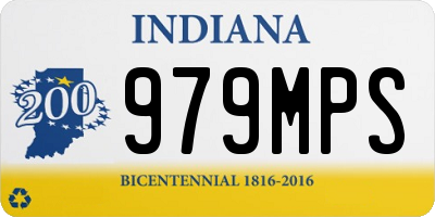 IN license plate 979MPS