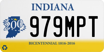 IN license plate 979MPT