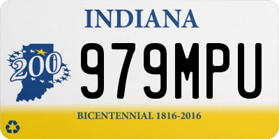 IN license plate 979MPU