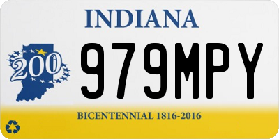 IN license plate 979MPY