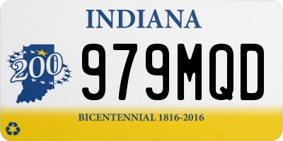 IN license plate 979MQD