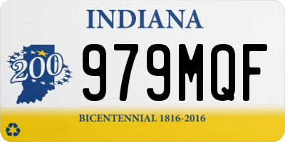 IN license plate 979MQF