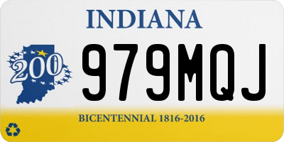 IN license plate 979MQJ