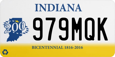 IN license plate 979MQK