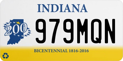 IN license plate 979MQN