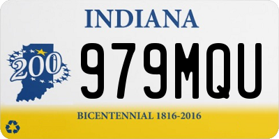 IN license plate 979MQU