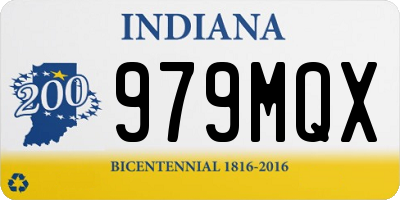 IN license plate 979MQX