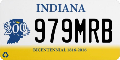 IN license plate 979MRB