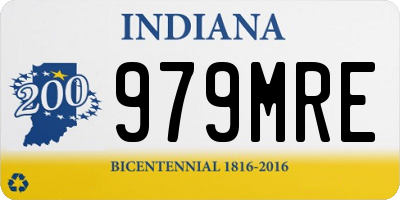 IN license plate 979MRE