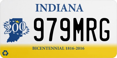 IN license plate 979MRG
