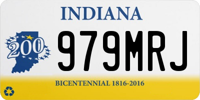 IN license plate 979MRJ