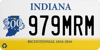 IN license plate 979MRM
