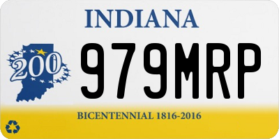 IN license plate 979MRP