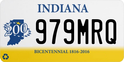 IN license plate 979MRQ