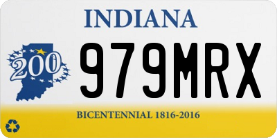IN license plate 979MRX