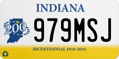 IN license plate 979MSJ