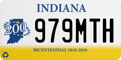IN license plate 979MTH
