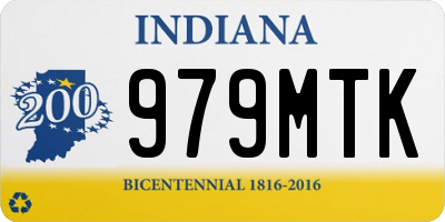 IN license plate 979MTK