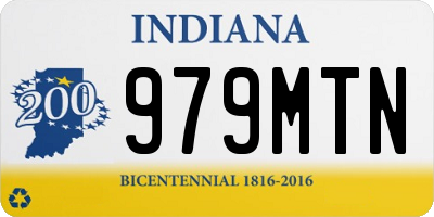IN license plate 979MTN