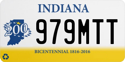 IN license plate 979MTT