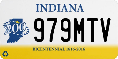 IN license plate 979MTV