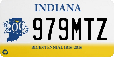 IN license plate 979MTZ