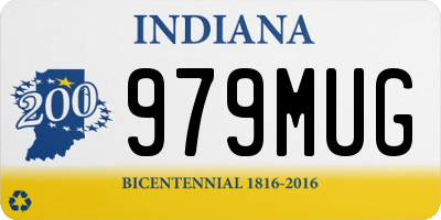 IN license plate 979MUG