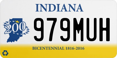 IN license plate 979MUH