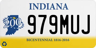 IN license plate 979MUJ