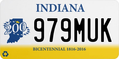 IN license plate 979MUK