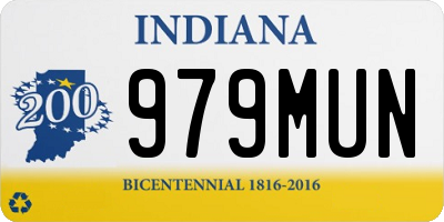 IN license plate 979MUN
