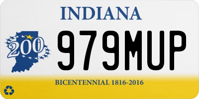 IN license plate 979MUP