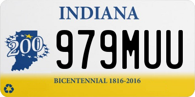 IN license plate 979MUU