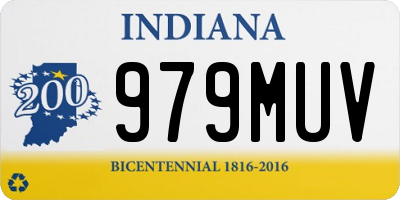 IN license plate 979MUV