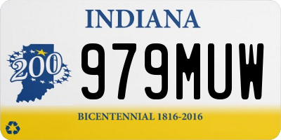 IN license plate 979MUW
