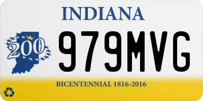IN license plate 979MVG