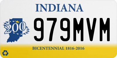 IN license plate 979MVM