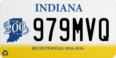 IN license plate 979MVQ