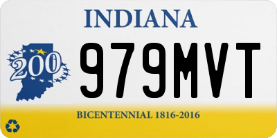 IN license plate 979MVT
