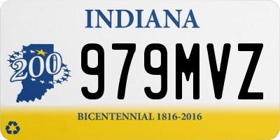 IN license plate 979MVZ