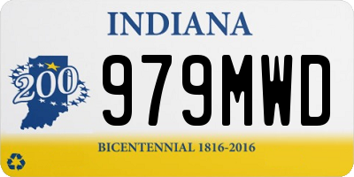 IN license plate 979MWD