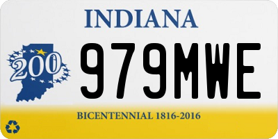 IN license plate 979MWE