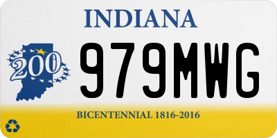 IN license plate 979MWG