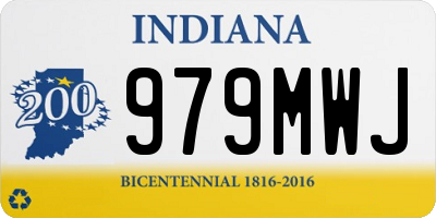 IN license plate 979MWJ