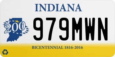 IN license plate 979MWN