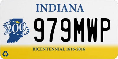 IN license plate 979MWP