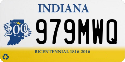 IN license plate 979MWQ