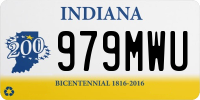 IN license plate 979MWU