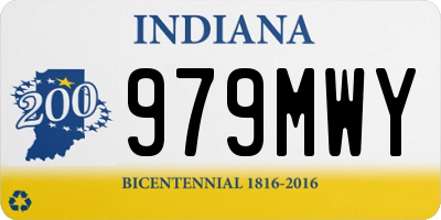 IN license plate 979MWY