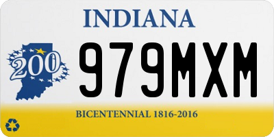 IN license plate 979MXM